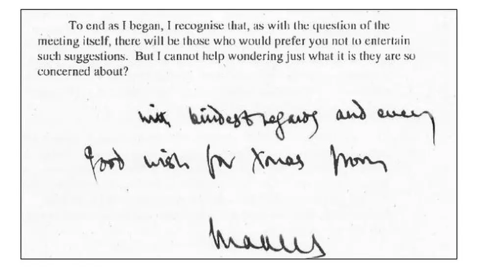 Cabinet Office Conclusion to letter