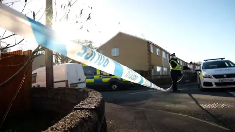 Police cordon remains at St Annes Drive