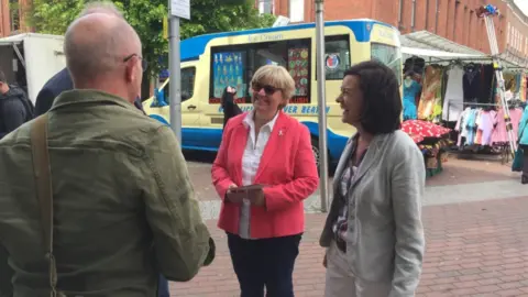 BBC Jackie Jones and Eluned Morgan