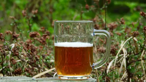 Getty Images Beer in the grass