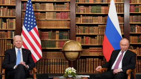 Reuters U.S. President Joe Biden and Russia President Vladimir Putin meet for the U.S.-Russia summit at Villa La Grange in Geneva, Switzerland, June 16, 2021