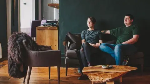Fjona Black Amelia and Gareth Ward, the management team at restaurant Ynyshir