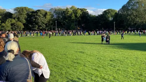 The Meadows queue