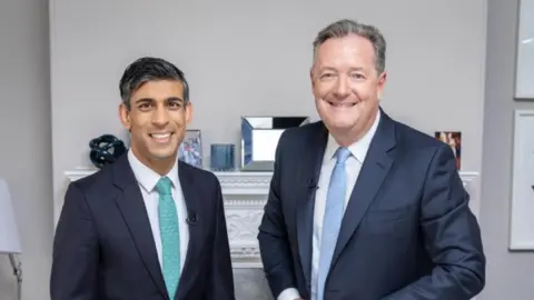 Piers Morgan Uncensored on TalkTV Rishi Sunak and Piers Morgan