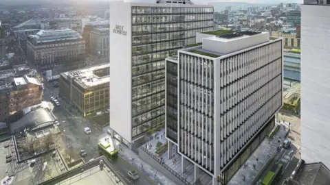 Bruntwood SciTech Artist's impression of the new Met Tower
