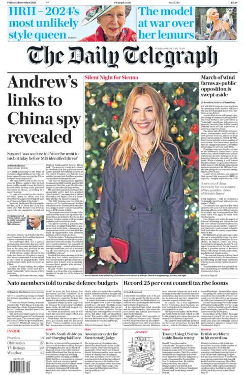  "Andrew's links to China spy revealed". 