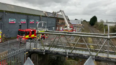 Worcester laundrette blaze tackled by multiple crews