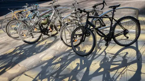 Getty Images Cycle rack