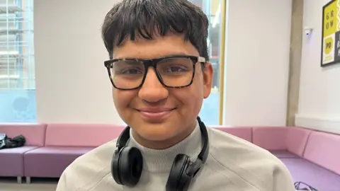 Nicola Haseler/BBC Javontae smiling