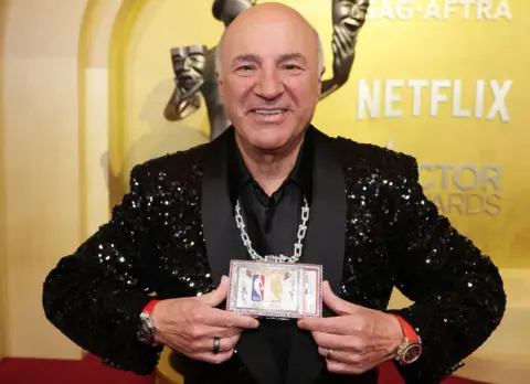 Getty Images Kevin O'Leary attends the 32nd Annual Actor Awards at Shrine Auditorium and Expo Hall on March 01, 2026 in Los Angeles, California.