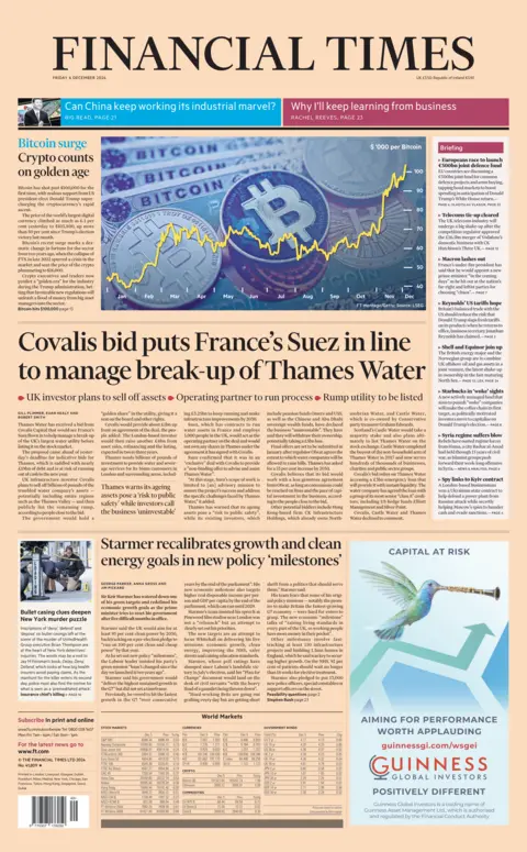  "Covalis bid puts France’s Suez successful  enactment     to negociate  break-up of Thames Water"