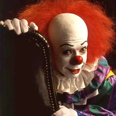 Getty Images Curry in costume as Pennywise