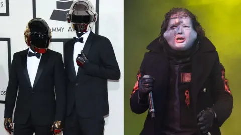 Getty Images Daft Punk and Slipknot