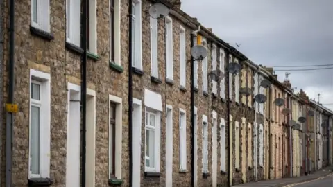 Getty Images Ebbw Vale terrace