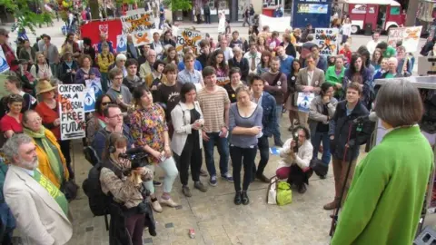 Fossil Free UK Protest in Oxford