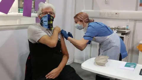 Getty Images vaccination in Glasgow