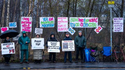 Anti-abortion protests in Glasgow