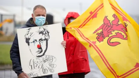 Getty Images protestors