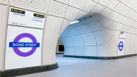 TfL Bond Street Station on the Elizabeth Line