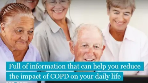 University Hospitals of Leicester NHS trust COPD website screengrab