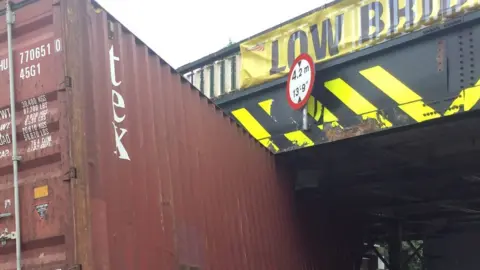 Network Rail Bridge strike in Tulse Hill, London