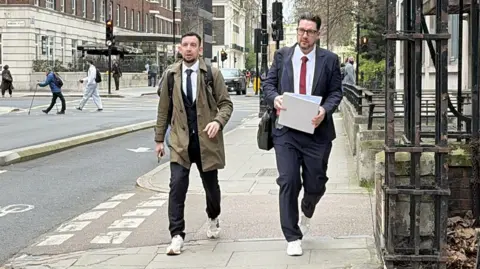 Ellie Crabb/PA Wire Lee and James Coates