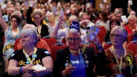 Reuters delegates at SNP conference