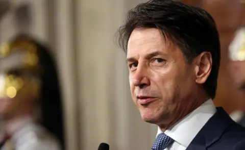 Getty Images Lawyer Giuseppe Conte, May 2018 file pic