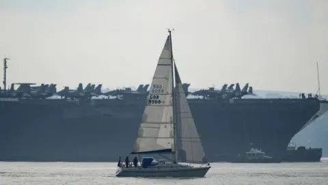 PA Media USS Gerald R Ford aircraft carrier