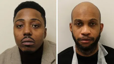 Met Police Clifford Rollox (l), Claude Isaac (r)