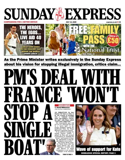  "PM's deal with France 'won't stop a single boat'".

