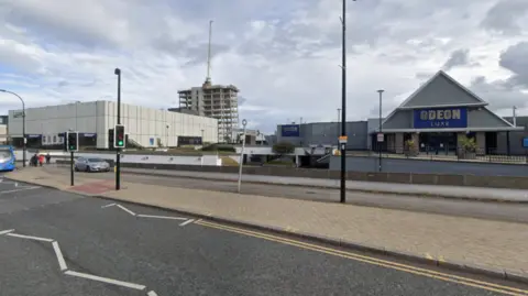 Google The area between O2 Academy and Odeon, pictured from the main road Arundel Gate