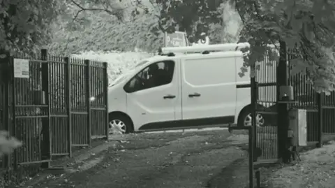 CCTV image of Valdo Calocane in Ian Coates's van
