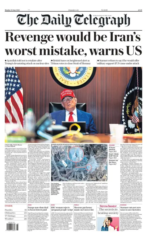  "Revenge would be Iran's worst mistake, warns US"