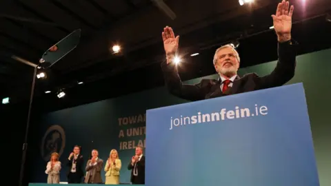 PAUL FAITH/getty images Gerry Adams