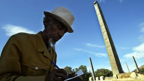 AFP Aksum obelisk field