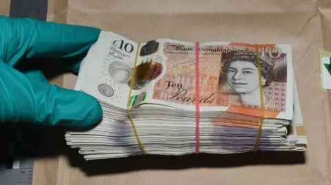 GMP wad of cash found