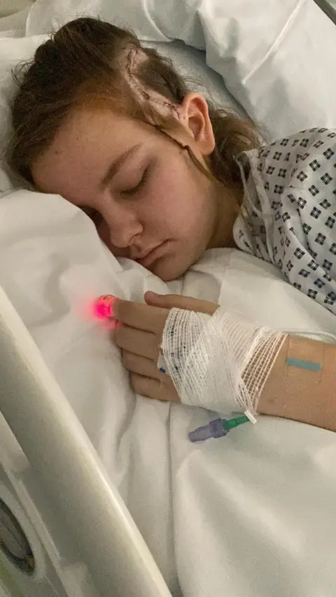 girl in surgery