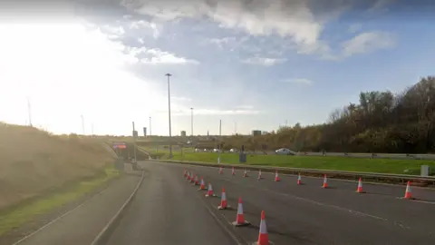 Google Tyne Tunnel entrance