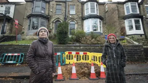 PA Jenny Hockey (left) and Freda Brayshaw