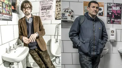 Ian Rook Jarvis Cocker and Paul Heaton