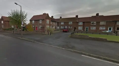 Google Beech Road in Armthorpe near Doncaster