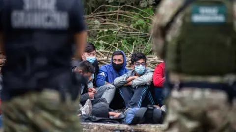 Getty Images Polish border guard