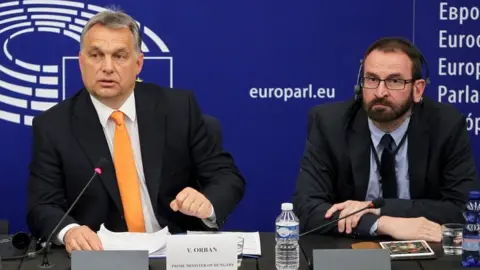 European Parliament Viktor Orban and Mr Szajer are party allies who go back many years