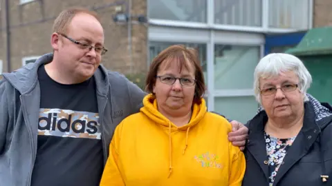 Jorgie's parents and grandmother