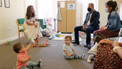 Reuters The Duchess of Cambridge at Baby Basics UK