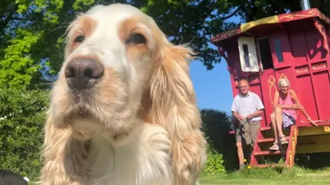 Daisy with Mr and Mrs Nash