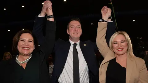 Pacemaker Mary-Lou McDonald, John Finucane, Michelle O'Neill, general election 2019