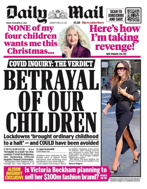  “Betrayal of our children”.