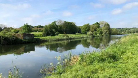 Darren Rozier/BBC River in Sudbury 